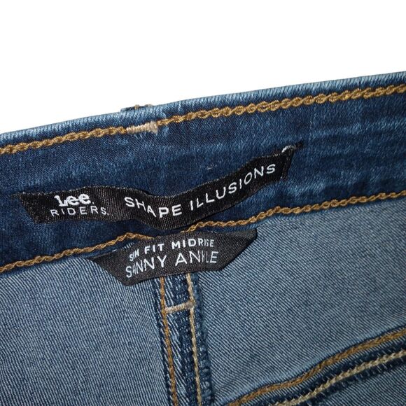 Lee Riders Shape illusion Slim Fit Mid Rise Stretch Womens Jeans Size 20W - Picture 8 of 11